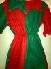 Kids Costumes to Hire - Elf top & hat (green & red)